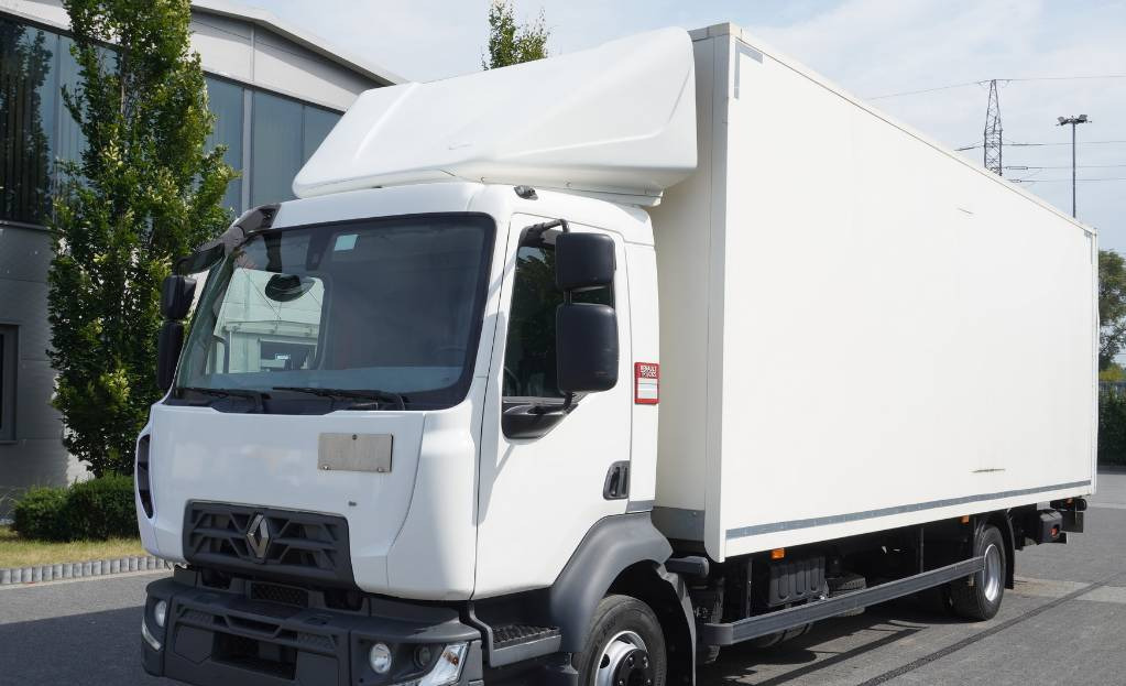 RENAULT D12 E6 / Container 18 pallets / tail lift - Камион фургон: снимка 1 RENAULT D12 E6 / Container 18 pallets / tail lift - Камион фургон: снимка 1
