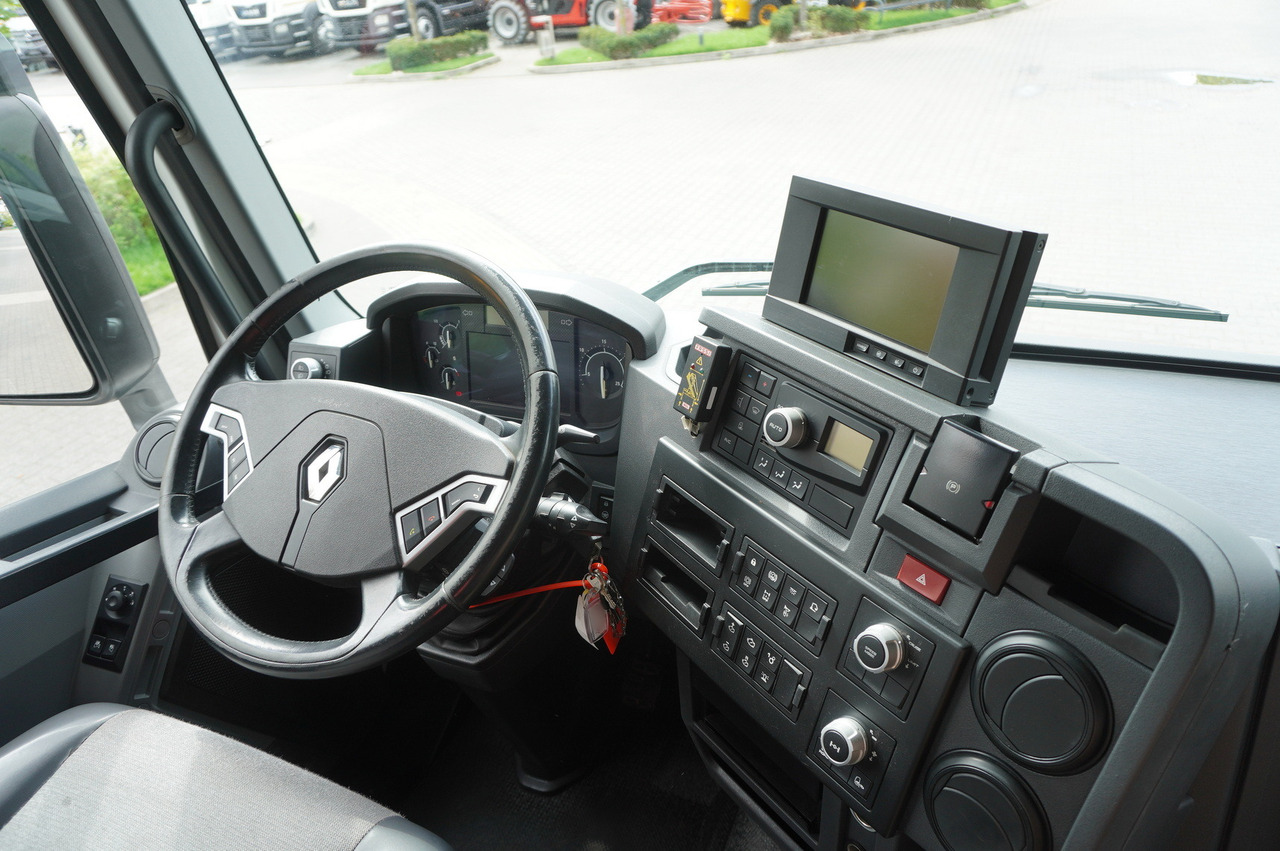 Самосвал камион, Камион с кран RENAULT K380 6×4 / FASSI F175 crane 7.85 t / 120 thousand km! / 2-sided tipper: снимка 29