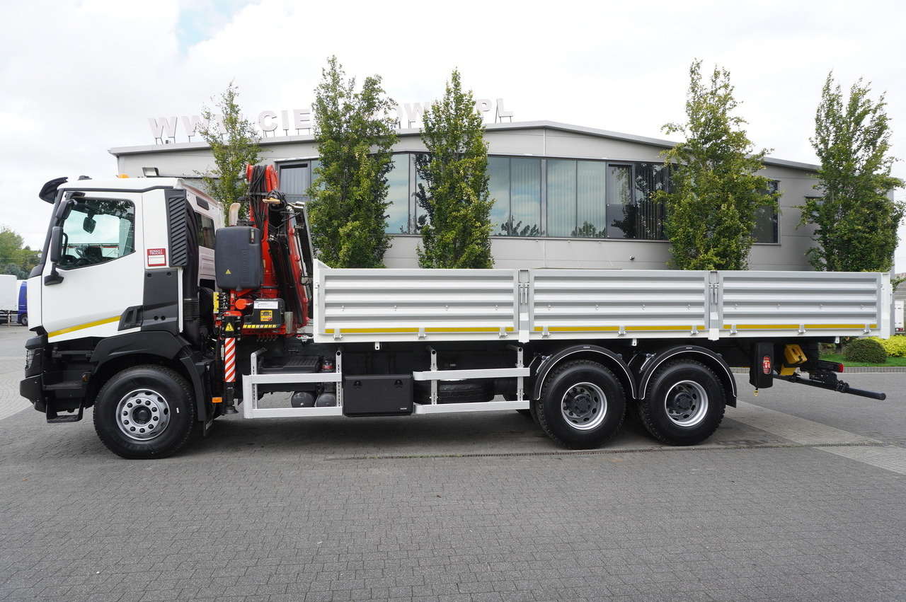 RENAULT K380 6×4 / FASSI F175 crane 7.85 t / 120 thousand km! / 2-sided tipper - Самосвал камион, Камион с кран: снимка 5 RENAULT K380 6×4 / FASSI F175 crane 7.85 t / 120 thousand km! / 2-sided tipper - Самосвал камион, Камион с кран: снимка 5