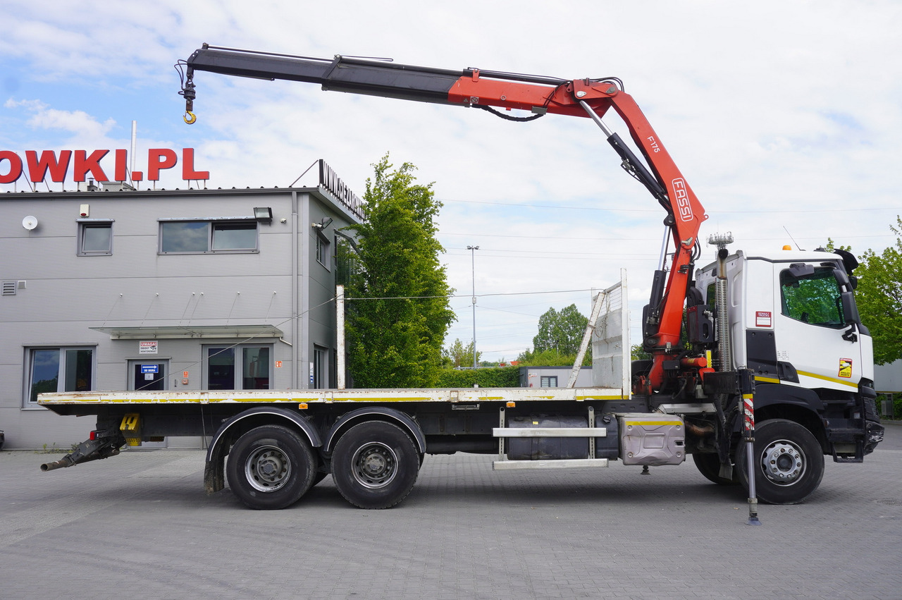 RENAULT K380 6x4 / FASSI F175 crane 7.85 t / 120 thousand km - Бордови камион, Камион с кран: снимка 5 RENAULT K380 6x4 / FASSI F175 crane 7.85 t / 120 thousand km - Бордови камион, Камион с кран: снимка 5