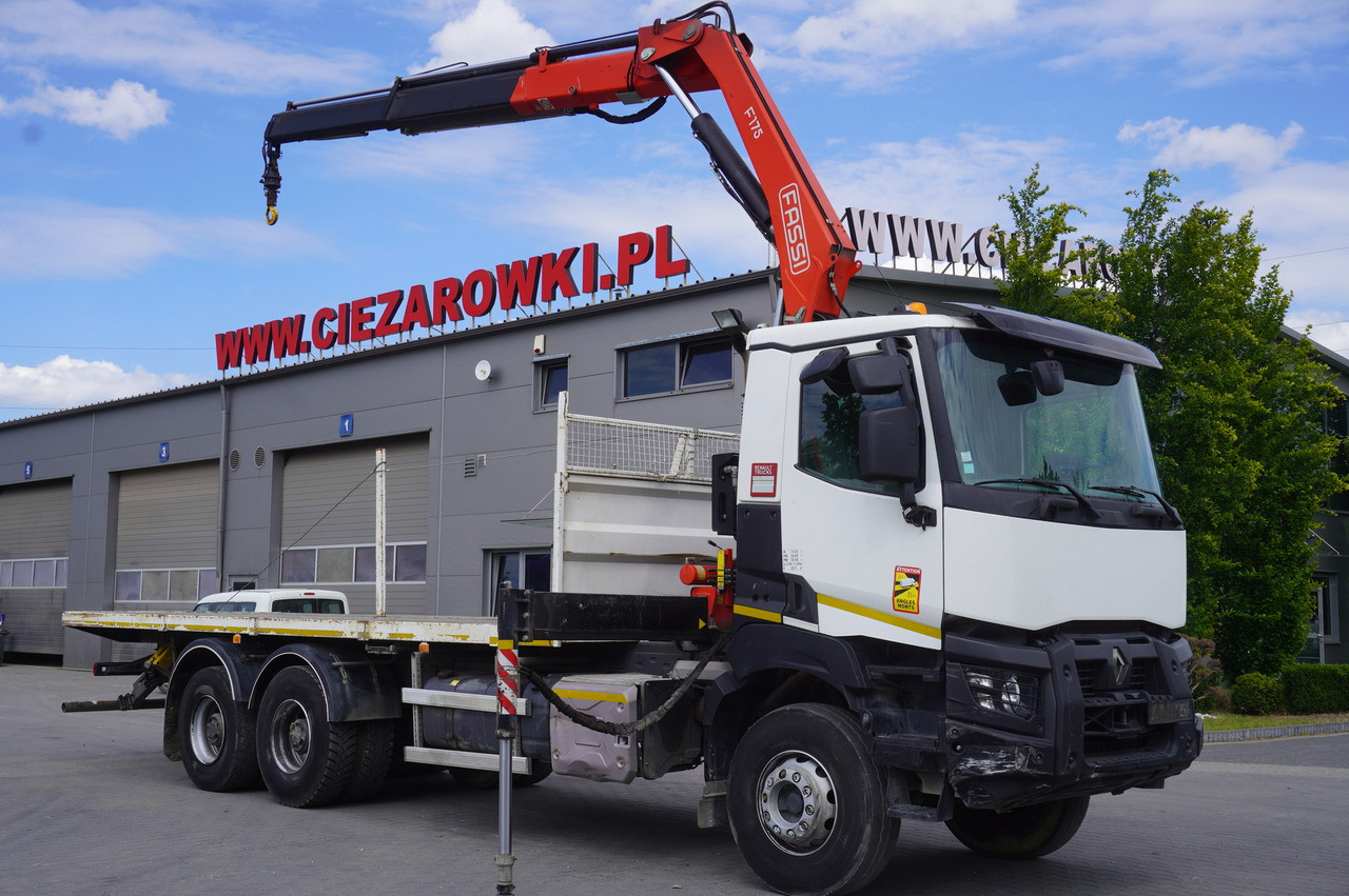 RENAULT K380 6x4 / FASSI F175 crane 7.85 t / 120 thousand km! - Камион с кран: снимка 1 RENAULT K380 6x4 / FASSI F175 crane 7.85 t / 120 thousand km! - Камион с кран: снимка 1
