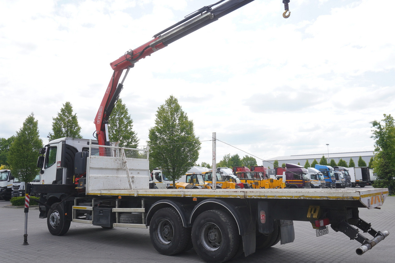 Камион с кран RENAULT K380 6x4 / FASSI F175 crane 7.85 t / 120 thousand km!: снимка 8
