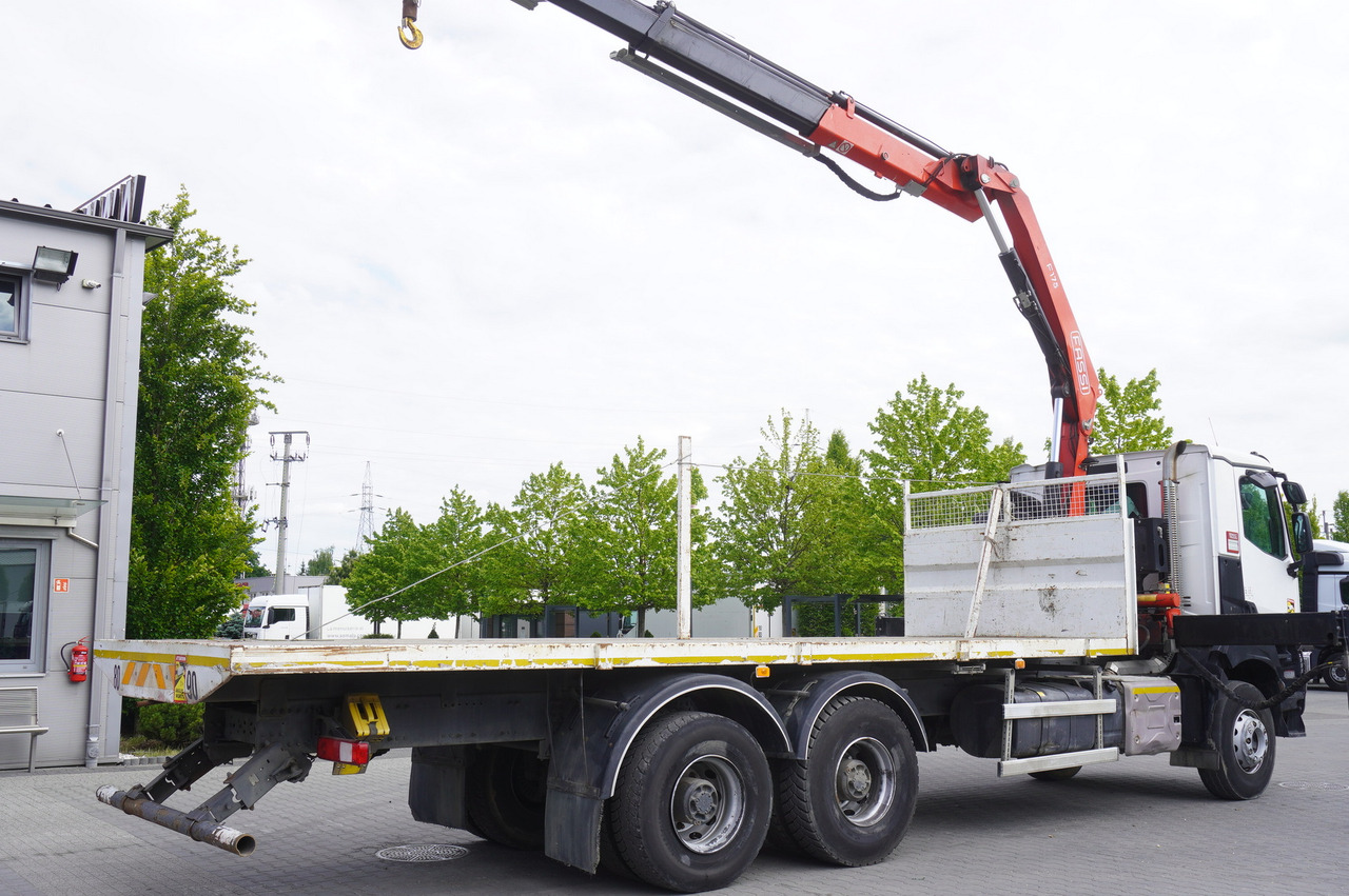 Камион с кран RENAULT K380 6x4 / FASSI F175 crane 7.85 t / 120 thousand km!: снимка 7