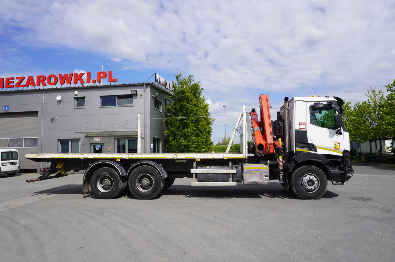 Камион с кран RENAULT K380 6x4 / FASSI F175 crane 7.85 t / 120 thousand km!: снимка 6