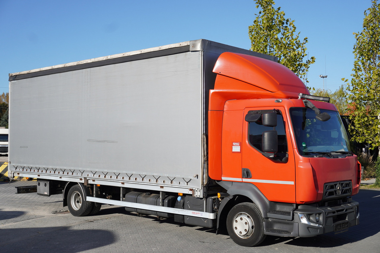RENAULT Midlum 12.245 / dropside / sleeper / 18 pallets - Камион с брезент: снимка 2 RENAULT Midlum 12.245 / dropside / sleeper / 18 pallets - Камион с брезент: снимка 2