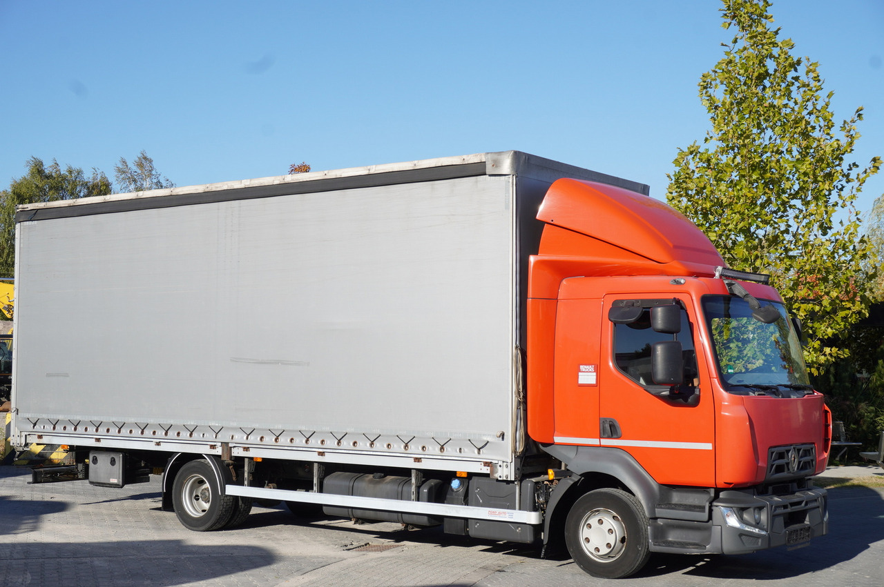 Камион с брезент RENAULT Midlum 12.245 / dropside / sleeper / 18 pallets: снимка 8