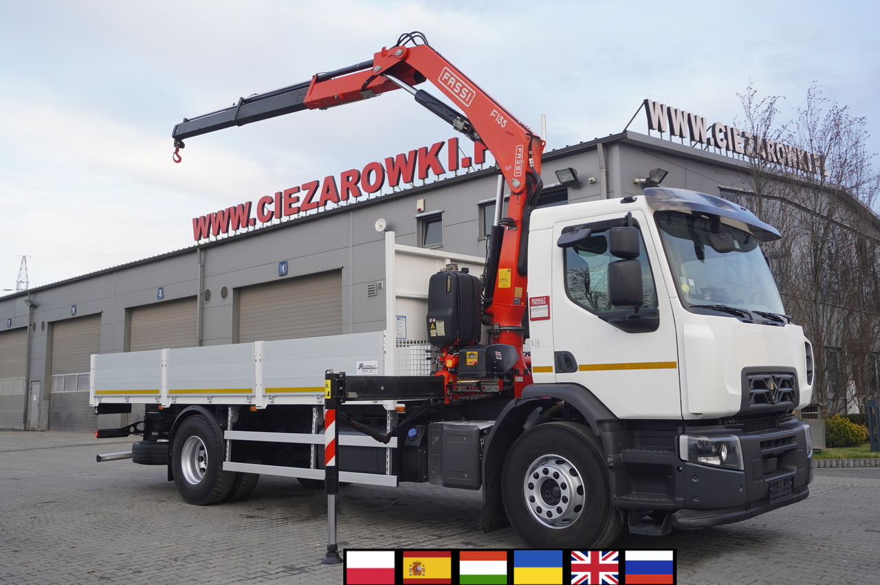Renault C320 P4x2 E6 / Fassi 5.6 t / Range 8 m / Platform 15 EPAL - Камион с кран: снимка 1 Renault C320 P4x2 E6 / Fassi 5.6 t / Range 8 m / Platform 15 EPAL - Камион с кран: снимка 1