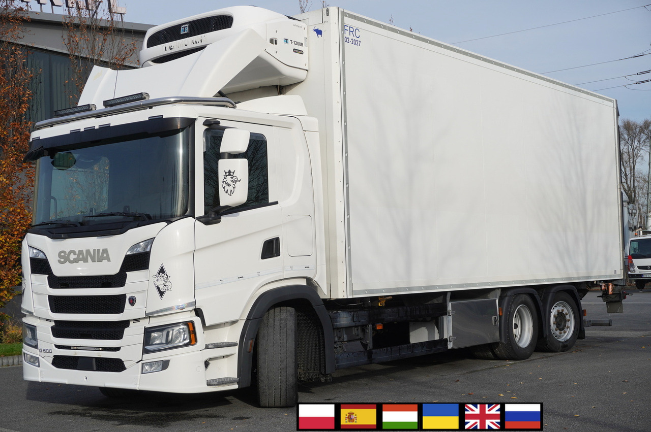 SCANIA G500 6x2 / Schmitz Refrigerator 19 EPAL Multitemperatura / Thermoking T1200R / Steering axle / 280 cm height - Рефрижератор камион: снимка 1 SCANIA G500 6x2 / Schmitz Refrigerator 19 EPAL Multitemperatura / Thermoking T1200R / Steering axle / 280 cm height - Рефрижератор камион: снимка 1