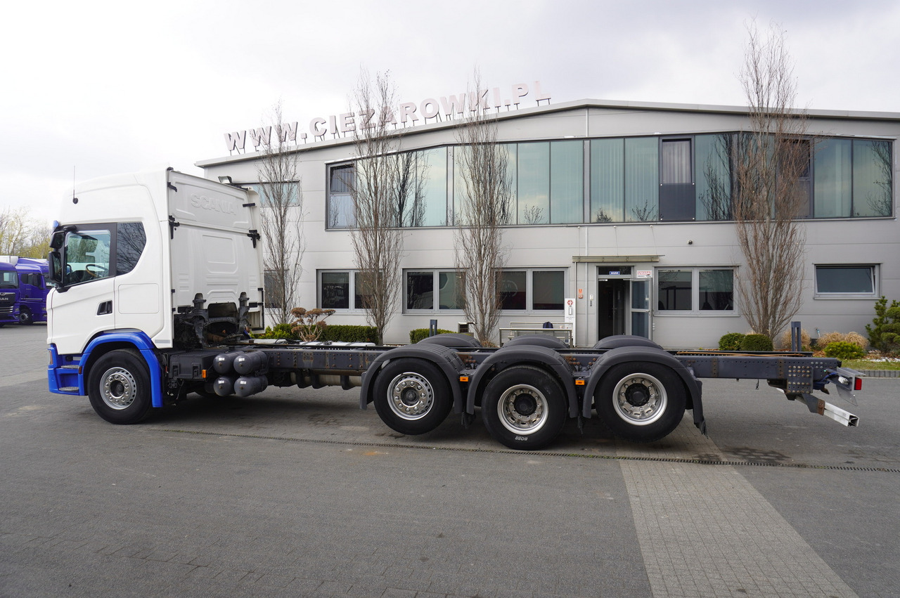 SCANIA G500 8x2 / 2nd axis steered / Chassis 8.35 m / 2021 - Камион с кран: снимка 4 SCANIA G500 8x2 / 2nd axis steered / Chassis 8.35 m / 2021 - Камион с кран: снимка 4