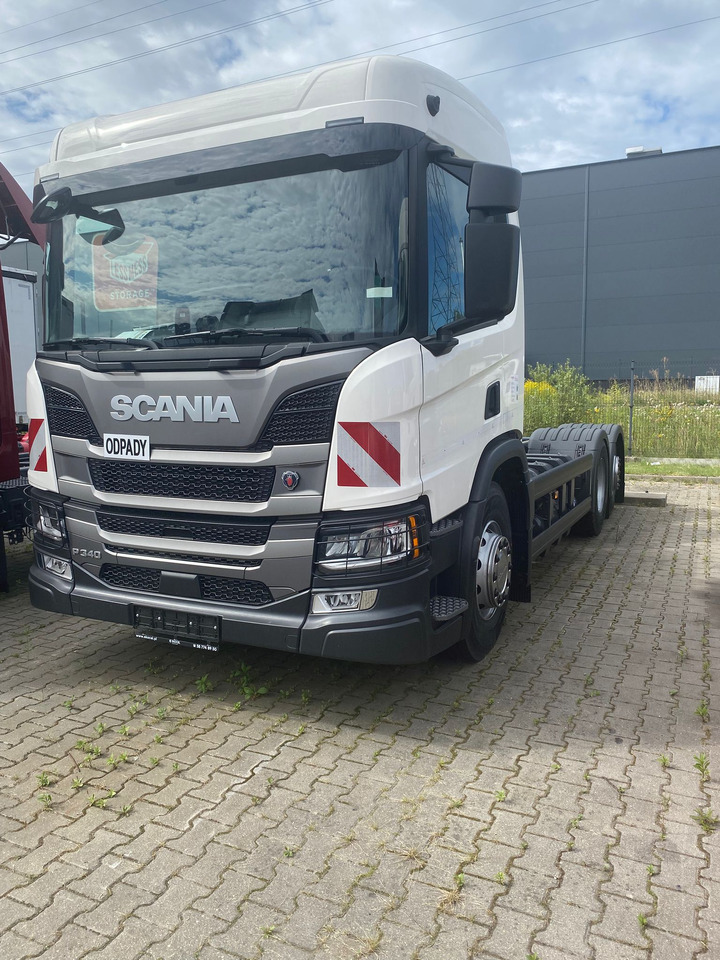 SCANIA P 340 B6x2*4NA / chassis frame / steering axle / CNG / large cab / 8 units - Шаси кабина: снимка 2 SCANIA P 340 B6x2*4NA / chassis frame / steering axle / CNG / large cab / 8 units - Шаси кабина: снимка 2