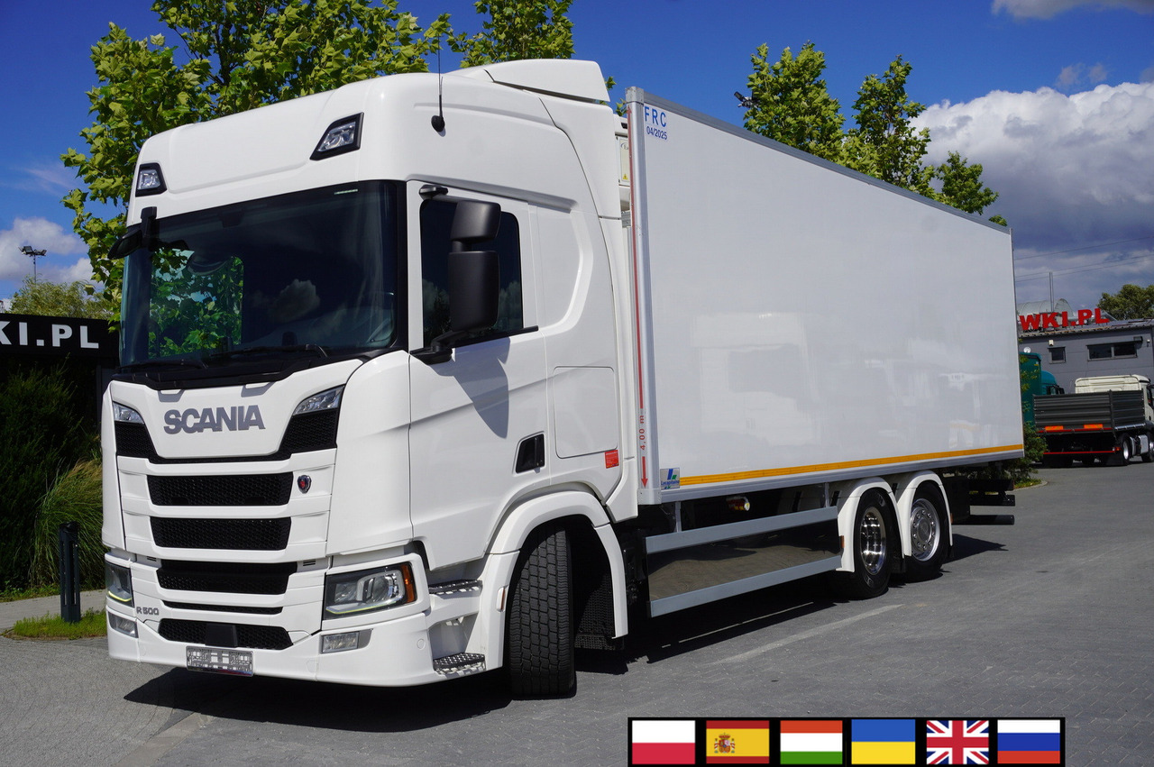 SCANIA R500 / Lecapitaine refrigerator 20 EPAL / Carrier Supra 950 / Steered 3rd axle - Рефрижератор камион: снимка 1 SCANIA R500 / Lecapitaine refrigerator 20 EPAL / Carrier Supra 950 / Steered 3rd axle - Рефрижератор камион: снимка 1