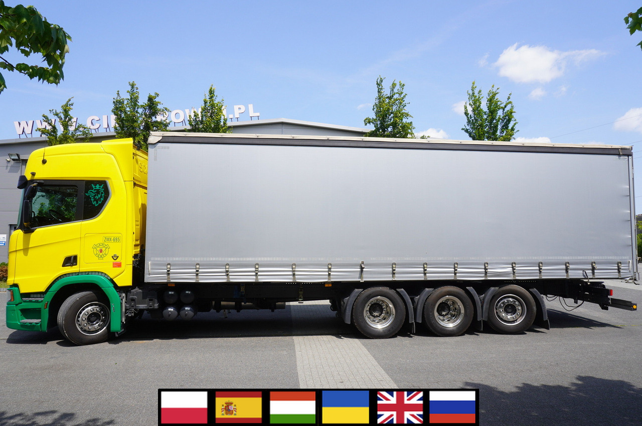 SCANIA R650 V8 8x4 /4 / 2020 / Curtainsider 23 EPAL - Камион с брезент: снимка 1 SCANIA R650 V8 8x4 /4 / 2020 / Curtainsider 23 EPAL - Камион с брезент: снимка 1