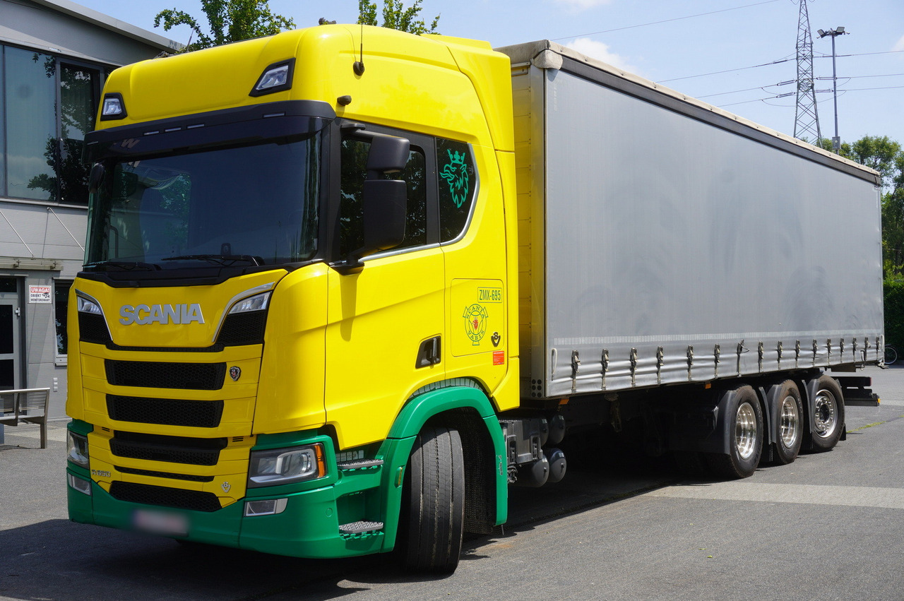 SCANIA R650 V8 8x4 /4 / 2020 / Curtainsider 23 EPAL - Камион с брезент: снимка 2 SCANIA R650 V8 8x4 /4 / 2020 / Curtainsider 23 EPAL - Камион с брезент: снимка 2