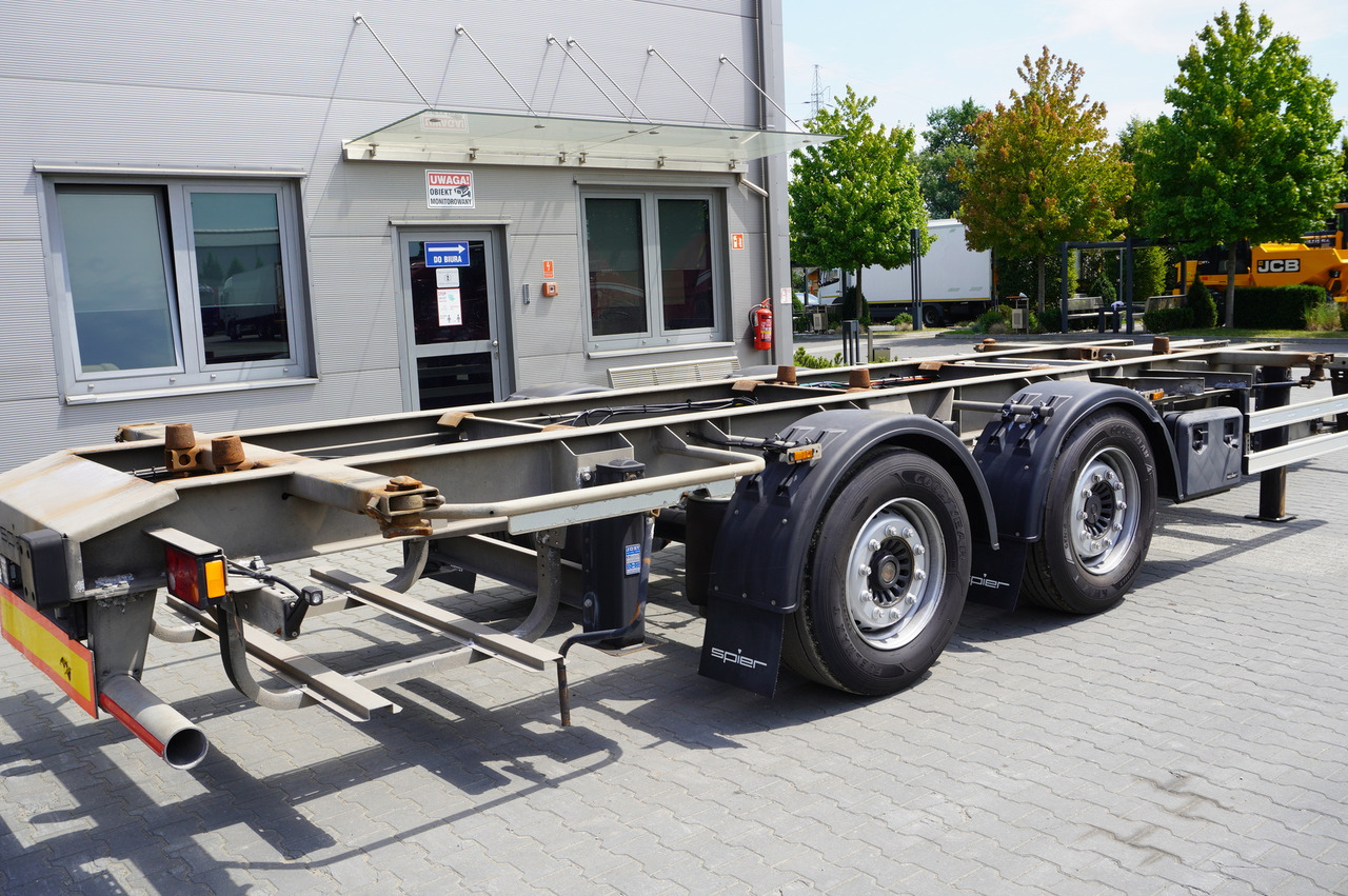 SPIER Trailer ZWL 290 BDF / 18 t - Шаси ремарке: снимка 1 SPIER Trailer ZWL 290 BDF / 18 t - Шаси ремарке: снимка 1