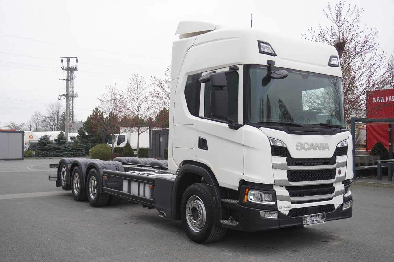 Scania G540 8x4 / Chassis 8.7 m / Steered axle / 2021 - Камион с кран: снимка 1 Scania G540 8x4 / Chassis 8.7 m / Steered axle / 2021 - Камион с кран: снимка 1
