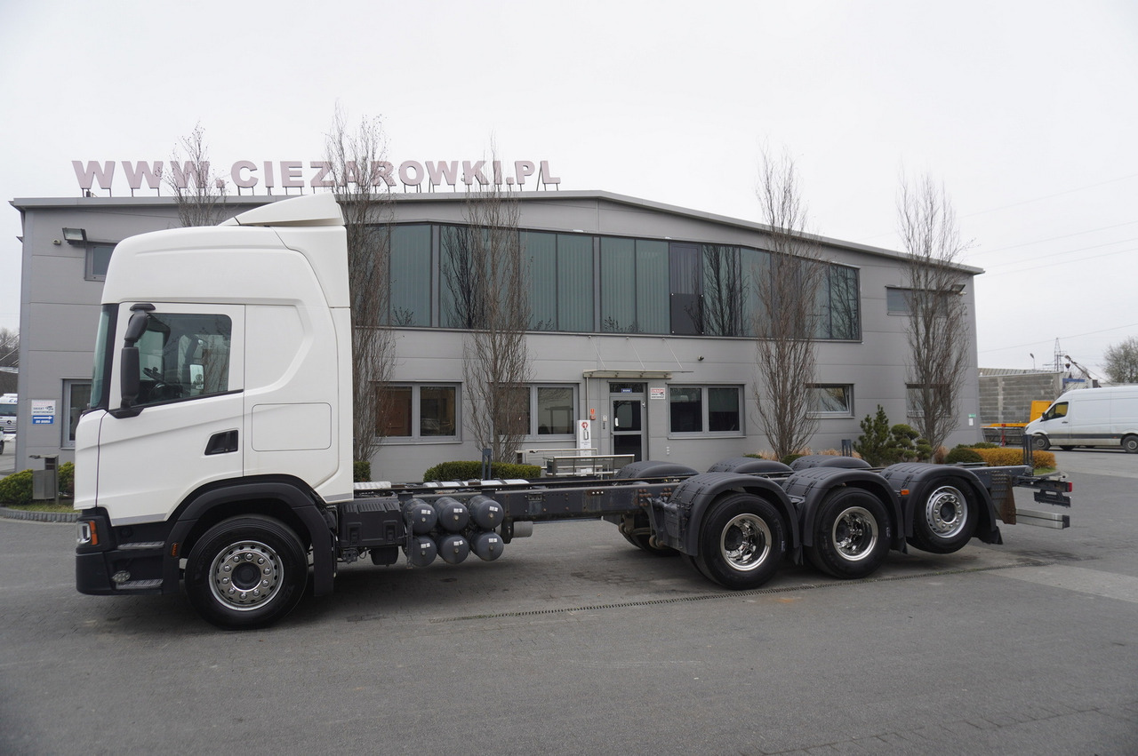 Scania G540 8x4 / Chassis 8.7 m / Steered axle / 2021 - Камион с кран: снимка 3 Scania G540 8x4 / Chassis 8.7 m / Steered axle / 2021 - Камион с кран: снимка 3