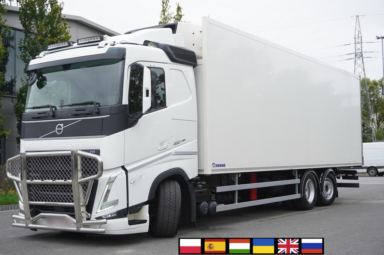 VOLVO FH 460 / Krone refrigerator 23 EPAL! / Carrier Supra 1250 MT Silent / Multitemperature / Steered axle - Рефрижератор камион: снимка 1 VOLVO FH 460 / Krone refrigerator 23 EPAL! / Carrier Supra 1250 MT Silent / Multitemperature / Steered axle - Рефрижератор камион: снимка 1