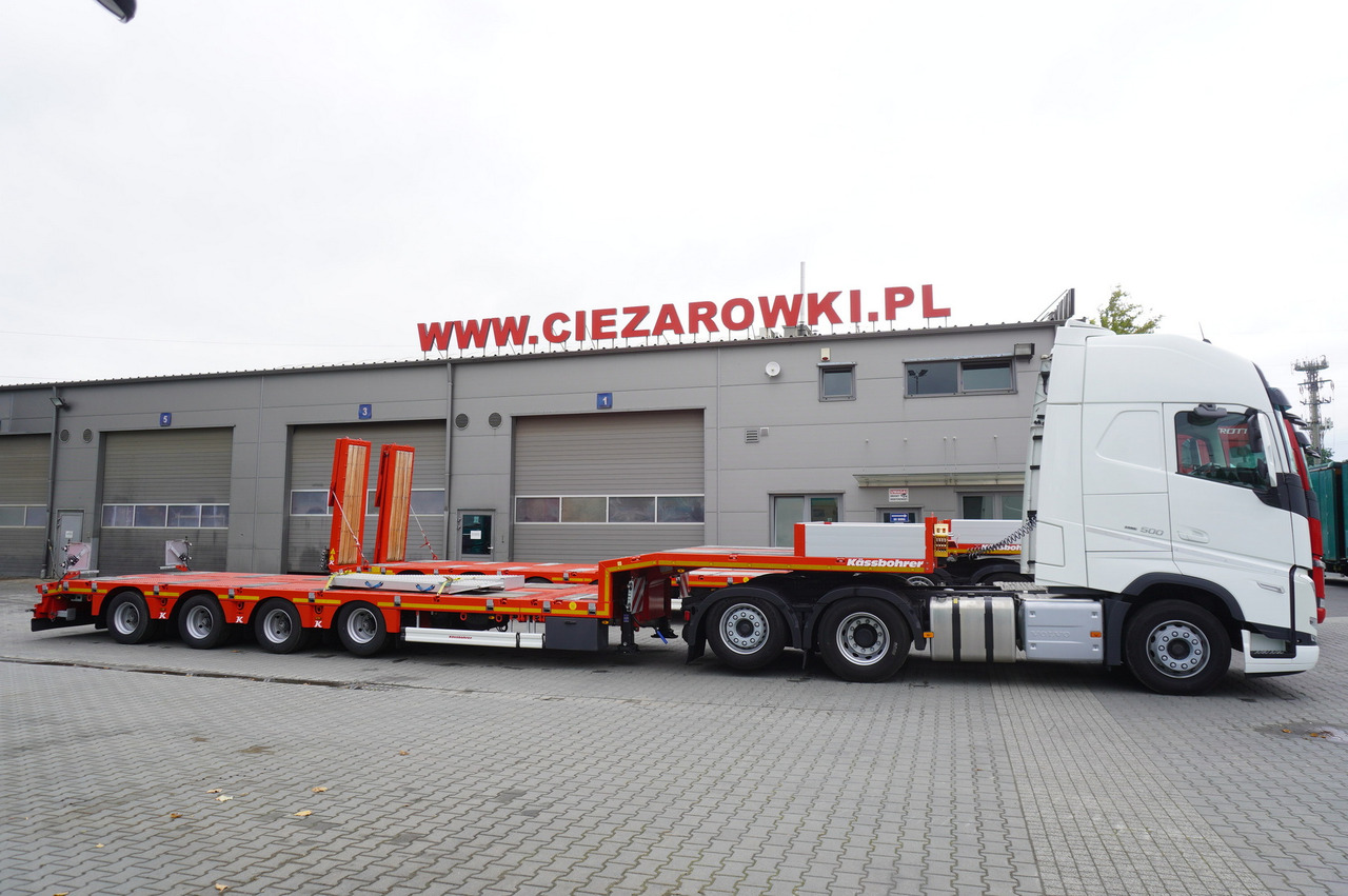 VOLVO FH 500 6 × 2 Globetrotter XL / 2023 / 114 thousand km / Brand-new low-loader Kässbohrer LB3E semi-trailer - Автовоз камион: снимка 2 VOLVO FH 500 6 × 2 Globetrotter XL / 2023 / 114 thousand km / Brand-new low-loader Kässbohrer LB3E semi-trailer - Автовоз камион: снимка 2