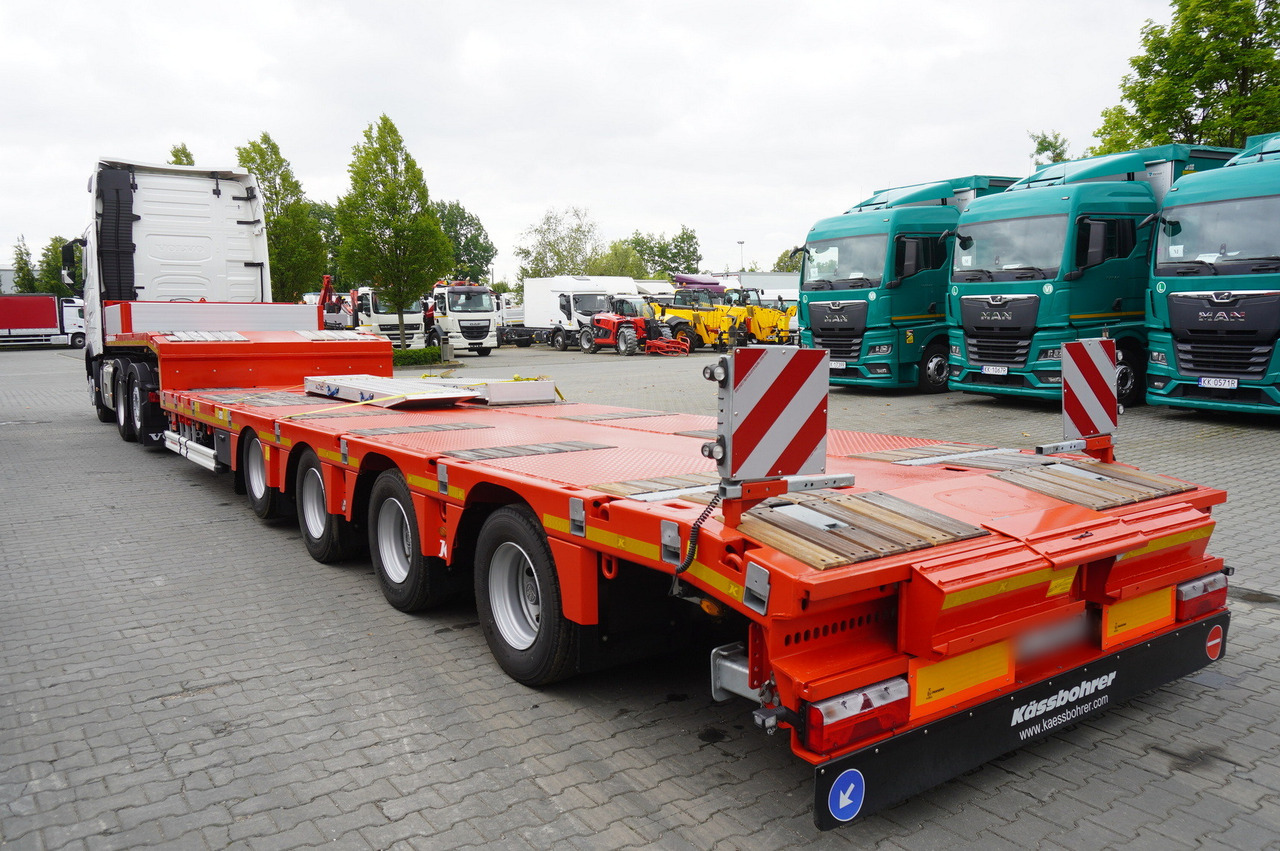 VOLVO FH 500 6 × 2 Globetrotter XL / 2023 / 114 thousand km / Brand-new low-loader Kässbohrer LB3E semi-trailer - Автовоз камион: снимка 4 VOLVO FH 500 6 × 2 Globetrotter XL / 2023 / 114 thousand km / Brand-new low-loader Kässbohrer LB3E semi-trailer - Автовоз камион: снимка 4