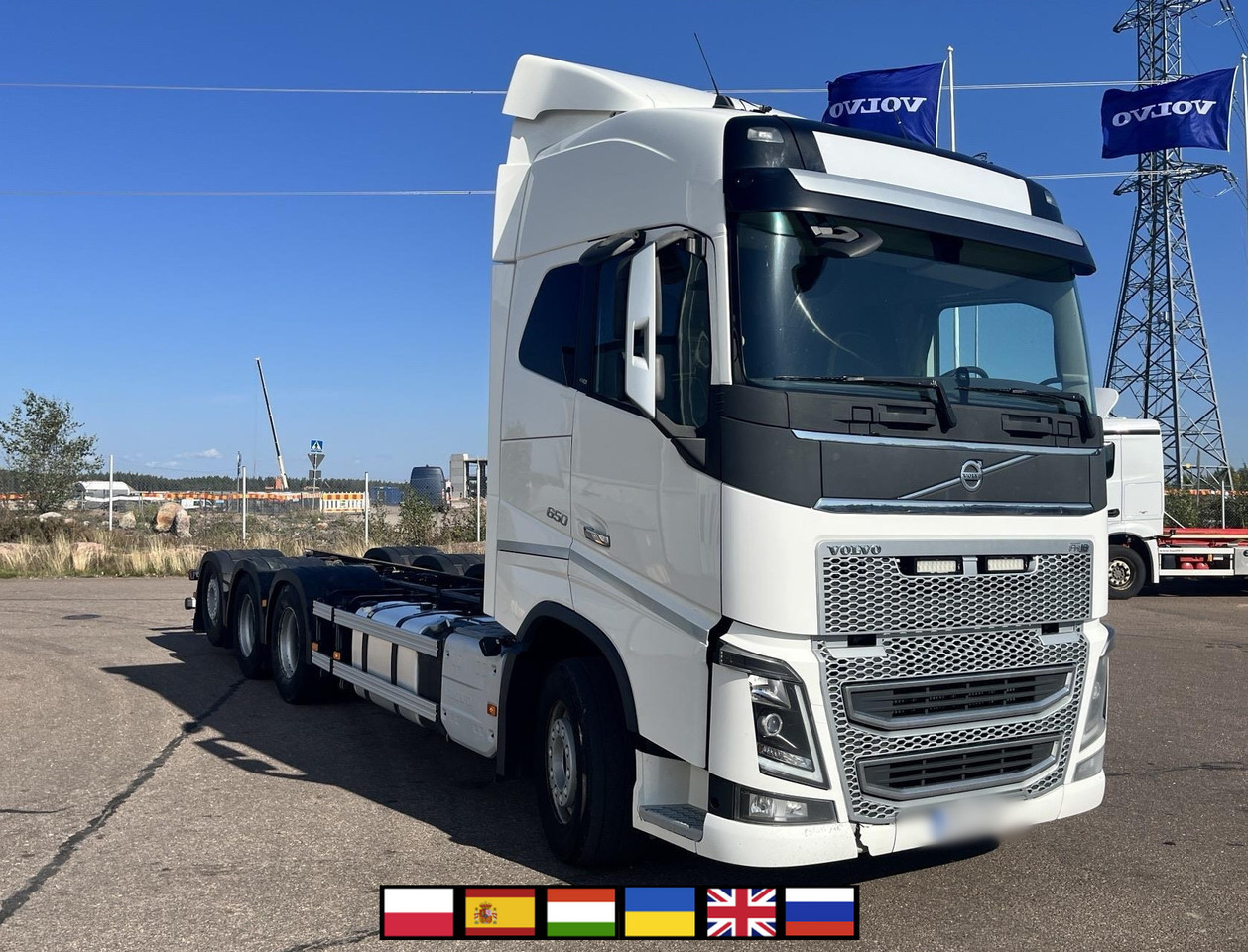VOLVO FH 650 8x4 / Truck chassis / Sleeper cab - Шаси кабина: снимка 1 VOLVO FH 650 8x4 / Truck chassis / Sleeper cab - Шаси кабина: снимка 1