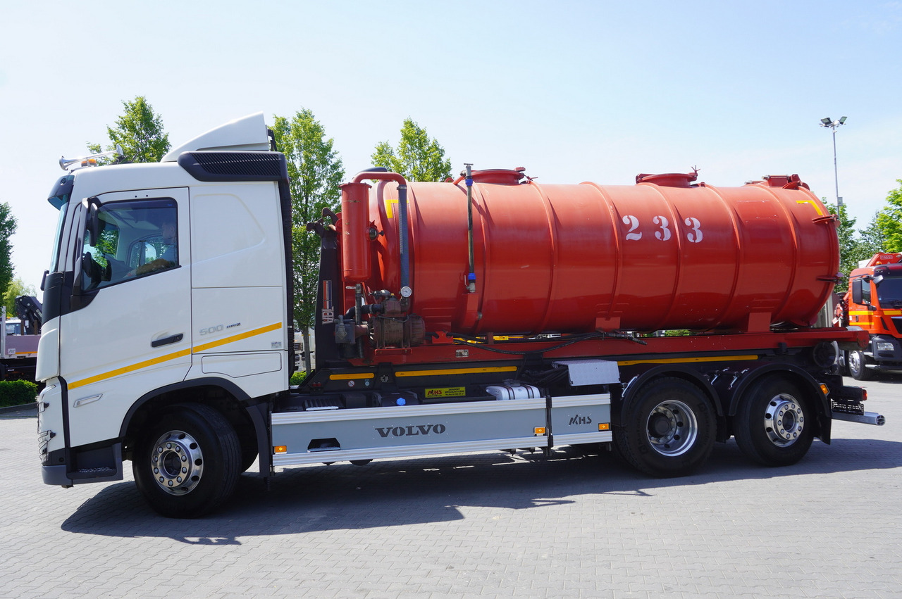 VOLVO Volvo FH 500 / Septic barrel 13000 l / Hook lift 21 t / 2022 / 3rd axle steered / 2 units - Цистерна за течен тор: снимка 3 VOLVO Volvo FH 500 / Septic barrel 13000 l / Hook lift 21 t / 2022 / 3rd axle steered / 2 units - Цистерна за течен тор: снимка 3
