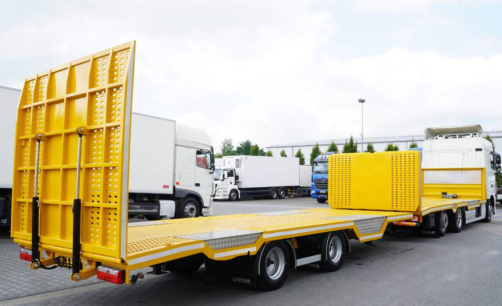 WECON trailer with a new tow truck body y.2023 - Нискорамна площадка ремарке: снимка 4 WECON trailer with a new tow truck body y.2023 - Нискорамна площадка ремарке: снимка 4