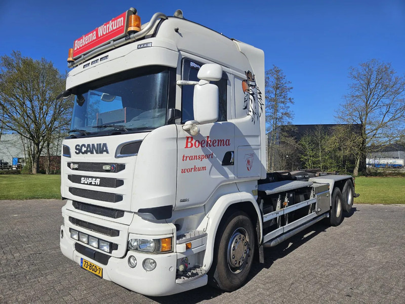 Scania R520 6X2 Retarder King o/t Road V8 - Контейнеровоз/ Сменна каросерия камион: снимка 1 Scania R520 6X2 Retarder King o/t Road V8 - Контейнеровоз/ Сменна каросерия камион: снимка 1