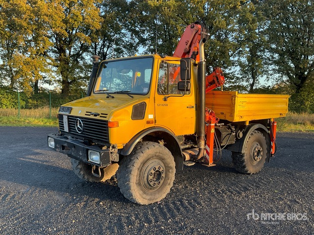 1994 Mercedes-Benz Unimog 427 4x4 Utility Truck - Бордови камион, Камион с кран: снимка 2 1994 Mercedes-Benz Unimog 427 4x4 Utility Truck - Бордови камион, Камион с кран: снимка 2