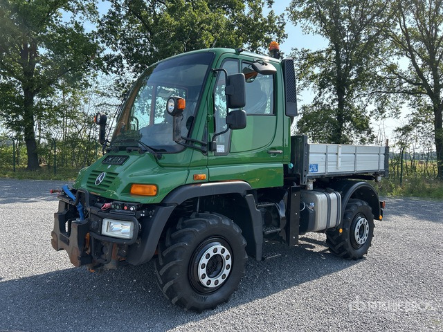 2007 Mercedes-Benz Unimog U400 4x4 Utility Truck - Косачка-шредер/ Мулчер: снимка 1 2007 Mercedes-Benz Unimog U400 4x4 Utility Truck - Косачка-шредер/ Мулчер: снимка 1