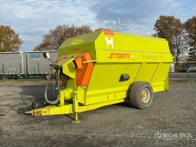 2011 Storti Husky MT190 Feed Trailer - Миксер-вагон: снимка 1 2011 Storti Husky MT190 Feed Trailer - Миксер-вагон: снимка 1
