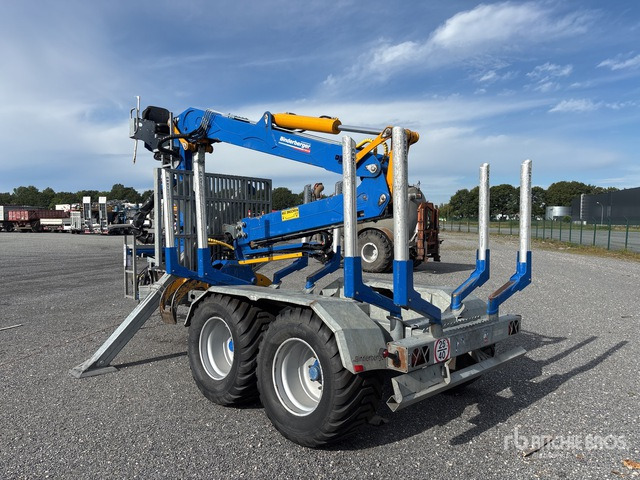 2012 Binderberger RW14 T/A Log Trailer - Горско ремарке: снимка 4 2012 Binderberger RW14 T/A Log Trailer - Горско ремарке: снимка 4