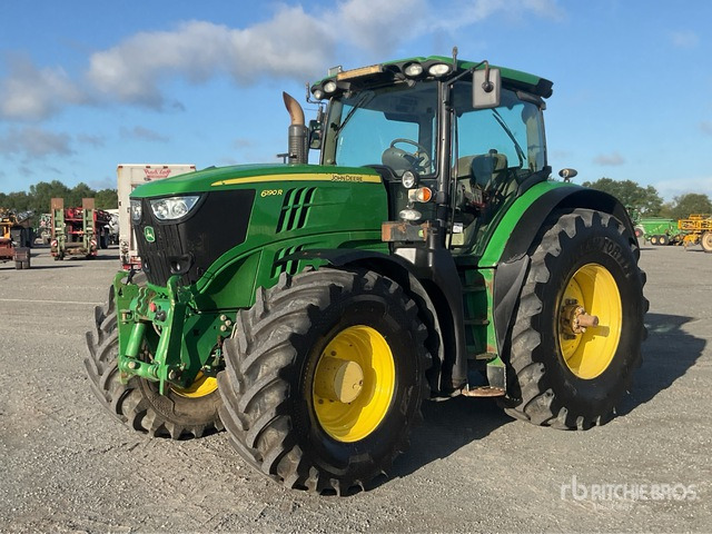 2012 John Deere 6190R 4WD Tractor - Трактор: снимка 1 2012 John Deere 6190R 4WD Tractor - Трактор: снимка 1