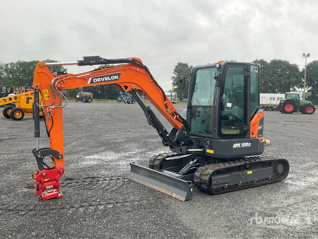 2023 Develon DX50Z-7 Mini Excavator: <6.6t - Мини багер: снимка 2 2023 Develon DX50Z-7 Mini Excavator: <6.6t - Мини багер: снимка 2