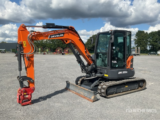 2023 Develon DX55R-7 Mini Excavator: <6.6t - Мини багер: снимка 2 2023 Develon DX55R-7 Mini Excavator: <6.6t - Мини багер: снимка 2