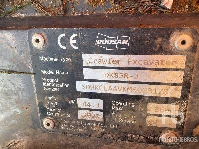 DOOSAN DX85R-3 - Верижен багер: снимка 5 DOOSAN DX85R-3 - Верижен багер: снимка 5