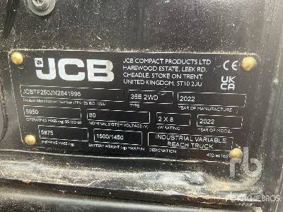 JCB TLT35-22E Electric - Телескопичен товарач: снимка 5 JCB TLT35-22E Electric - Телескопичен товарач: снимка 5