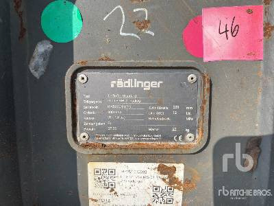 RAEDLINGER -1.0T + SW 01 R 220 mm - Кофа за багер: снимка 3 RAEDLINGER -1.0T + SW 01 R 220 mm - Кофа за багер: снимка 3