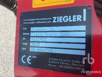 ZIEGLER FIELD PROFI 300 (Unused) - Култиватор: снимка 5 ZIEGLER FIELD PROFI 300 (Unused) - Култиватор: снимка 5