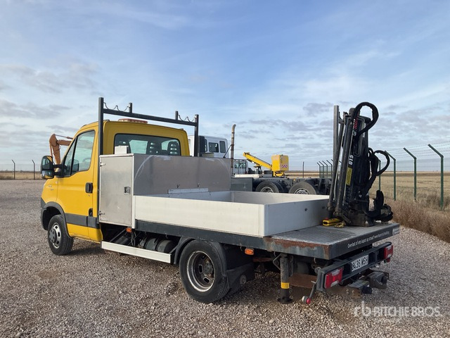 2013 Iveco 40C14G 1994 Hiab 015 1200 kg Straight ... Flatbed Truck with Crane - Бордови камион: снимка 3 2013 Iveco 40C14G 1994 Hiab 015 1200 kg Straight ... Flatbed Truck with Crane - Бордови камион: снимка 3