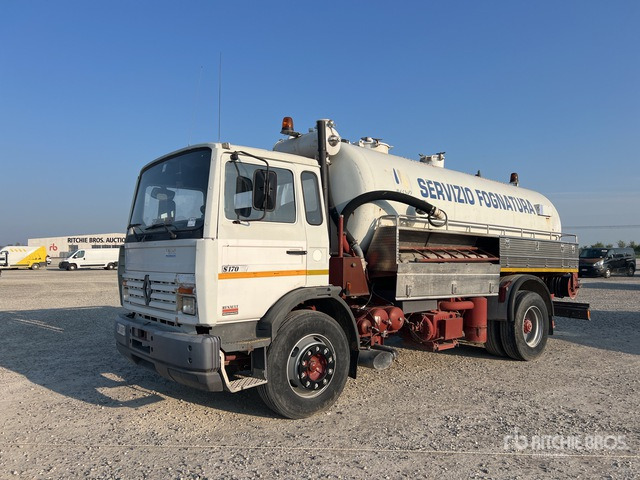 1989 Renault S170 4x2 Vacuum Tanker Truck - Каналопочистваща машина: снимка 2 1989 Renault S170 4x2 Vacuum Tanker Truck - Каналопочистваща машина: снимка 2