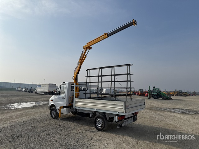 1997 Mercedes-Benz 312DT 1996 Nuova Copma C165/1 890 kg on Flatbed Truck with Crane - Бордови камион: снимка 2 1997 Mercedes-Benz 312DT 1996 Nuova Copma C165/1 890 kg on Flatbed Truck with Crane - Бордови камион: снимка 2