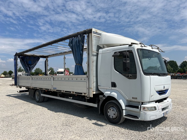2002 Renault Midlum 4x2 Curtain Side Truck - Косачка-шредер/ Мулчер: снимка 4 2002 Renault Midlum 4x2 Curtain Side Truck - Косачка-шредер/ Мулчер: снимка 4
