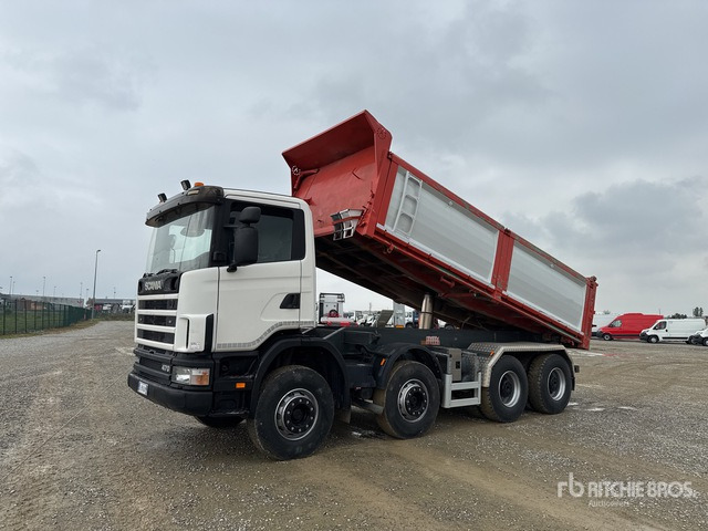 2003 Scania 124C470 8x4 Tri/A Dump Truck - Самосвал камион: снимка 1 2003 Scania 124C470 8x4 Tri/A Dump Truck - Самосвал камион: снимка 1