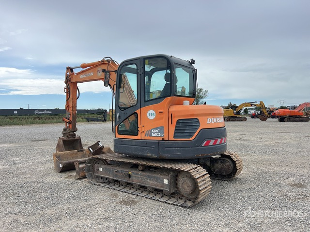 2009 Doosan DX80R Tracked Excavator - Верижен багер: снимка 4 2009 Doosan DX80R Tracked Excavator - Верижен багер: снимка 4