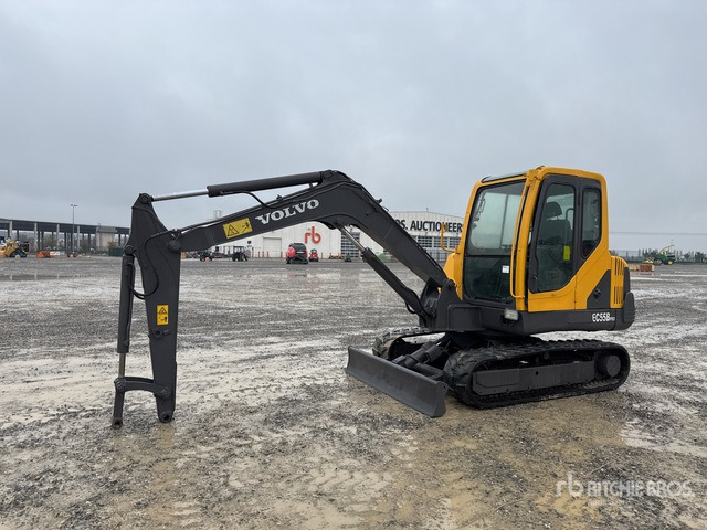2015 Volvo EC55B Mini Excavator: <6.6t - Мини багер: снимка 2 2015 Volvo EC55B Mini Excavator: <6.6t - Мини багер: снимка 2