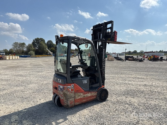 2017 Toyota 8FBET15 1500 kg Electric Forklift - Електрокар: снимка 4 2017 Toyota 8FBET15 1500 kg Electric Forklift - Електрокар: снимка 4