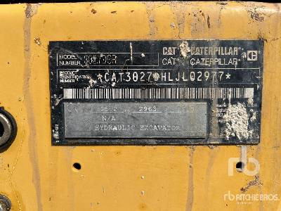 CAT 302.7DCR - Мини багер: снимка 5 CAT 302.7DCR - Мини багер: снимка 5