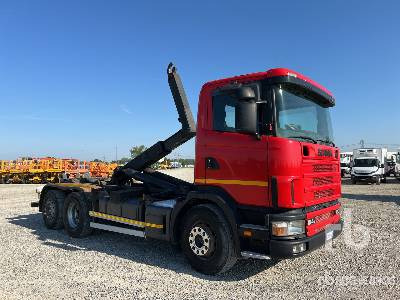 SCANIA 124L420 6x2 - Мултилифт с кука камион: снимка 5 SCANIA 124L420 6x2 - Мултилифт с кука камион: снимка 5