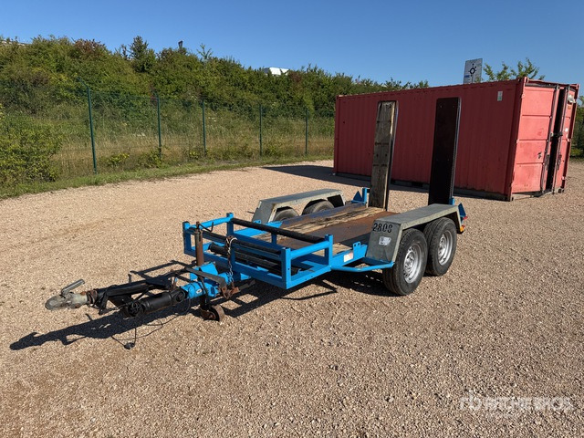 1995 Moiroud TR2000A T/A Remorque 2 Essieux Equipment Trailer - Нискорамна площадка ремарке: снимка 1 1995 Moiroud TR2000A T/A Remorque 2 Essieux Equipment Trailer - Нискорамна площадка ремарке: снимка 1