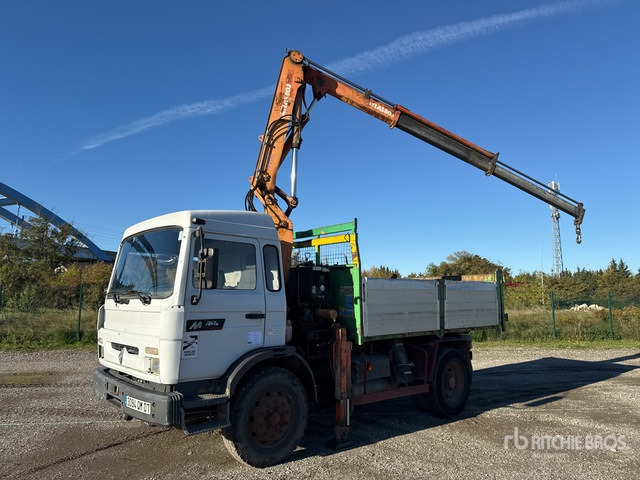 1998 Renault Midliner M210 1990 atlas 80.1 4000 kg on 4x2 ... Flatbed Truck with Crane - Бордови камион, Камион с кран: снимка 2 1998 Renault Midliner M210 1990 atlas 80.1 4000 kg on 4x2 ... Flatbed Truck with Crane - Бордови камион, Камион с кран: снимка 2